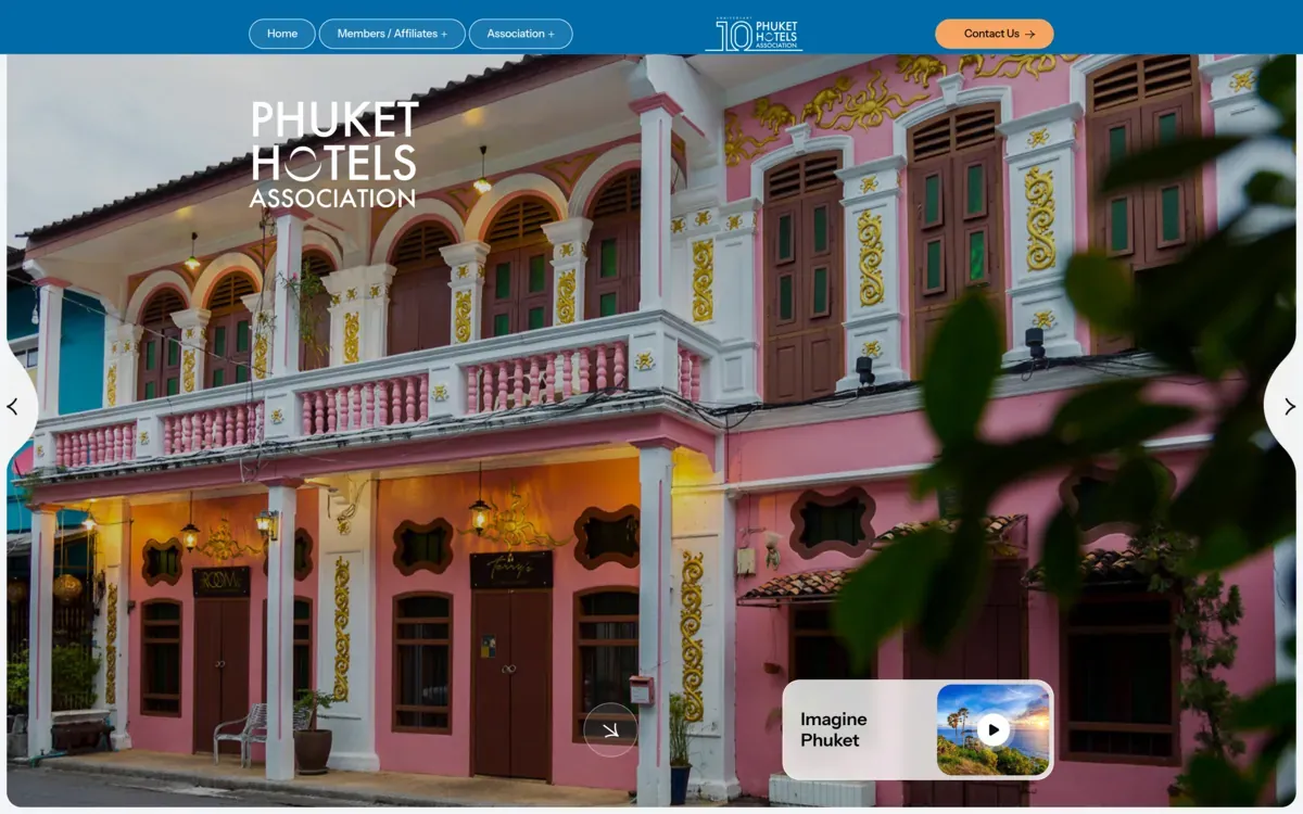 Phuket Hotels Association website