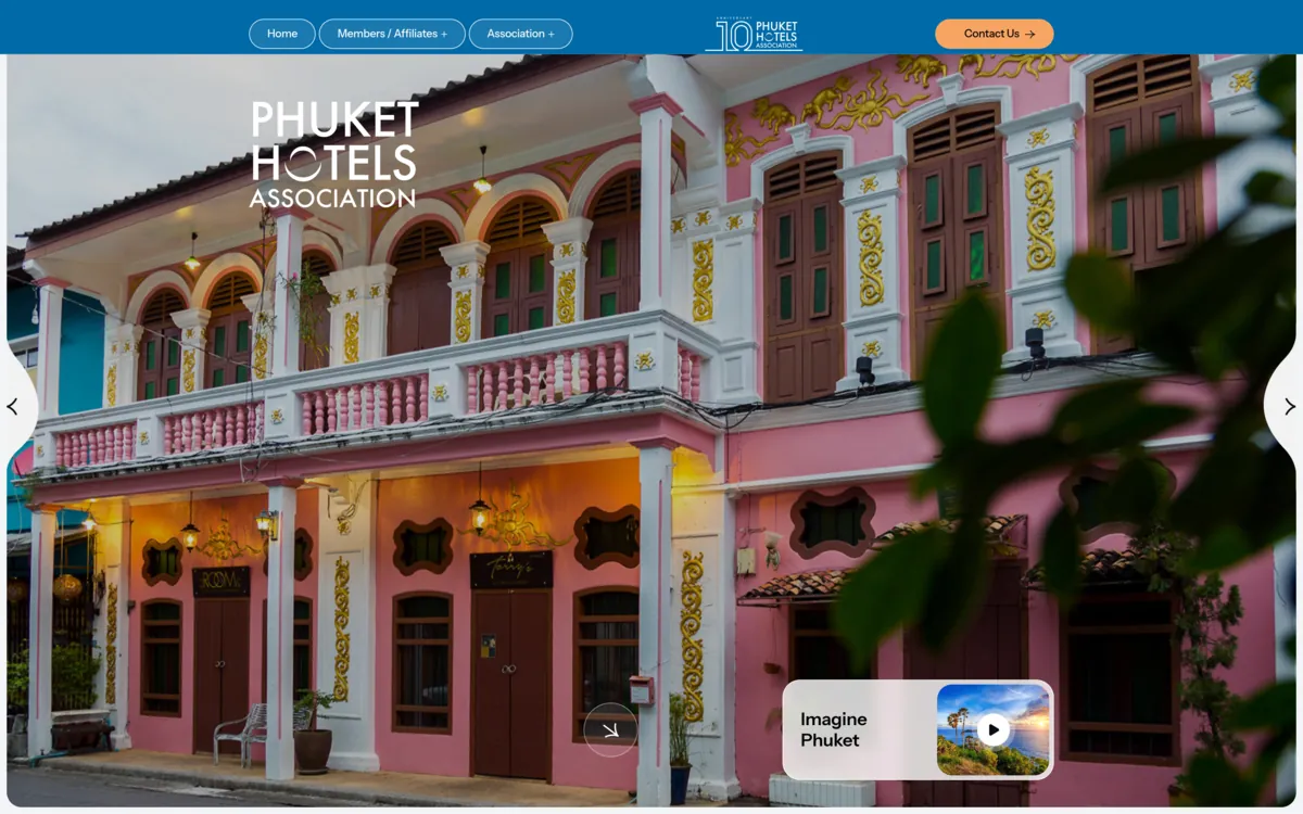 Phuket Hotels Association website